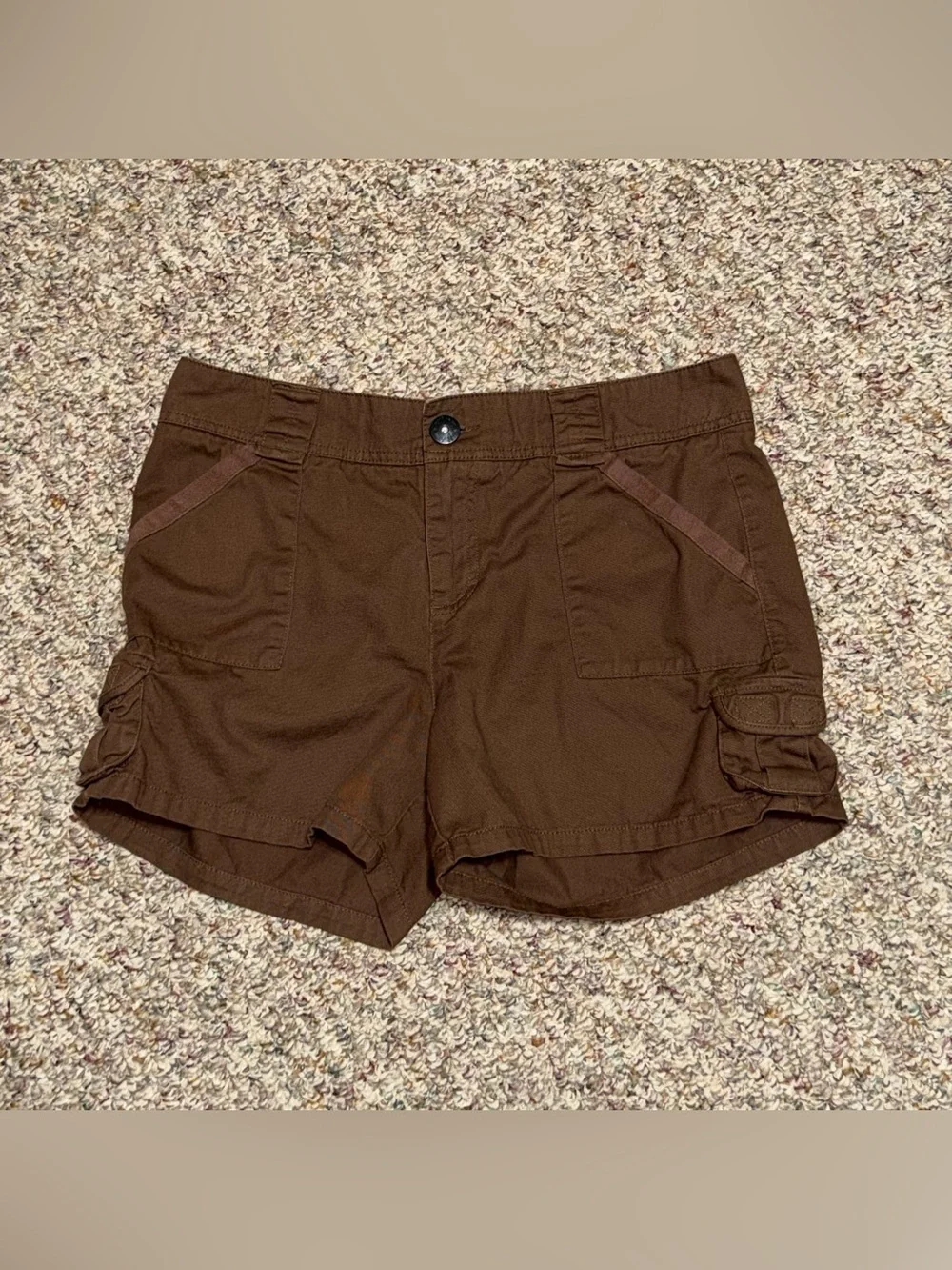 Women's size 10 shorts Brown Casual Cargo Shorts ruff hewn